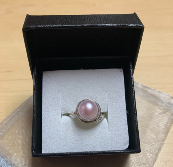 Sterling Silver 925 Philippine Round Pink Marbe