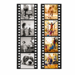 Personalised four-photo film strip