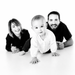 Black and White Family Photo Print